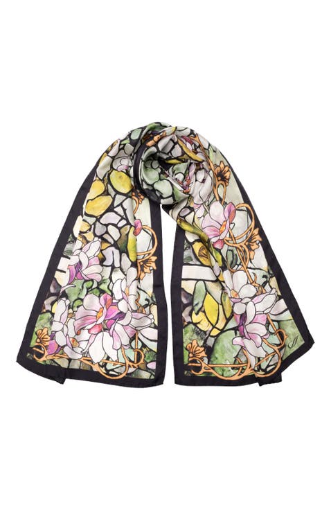 Tiffany - Long Silk Scarf for Women