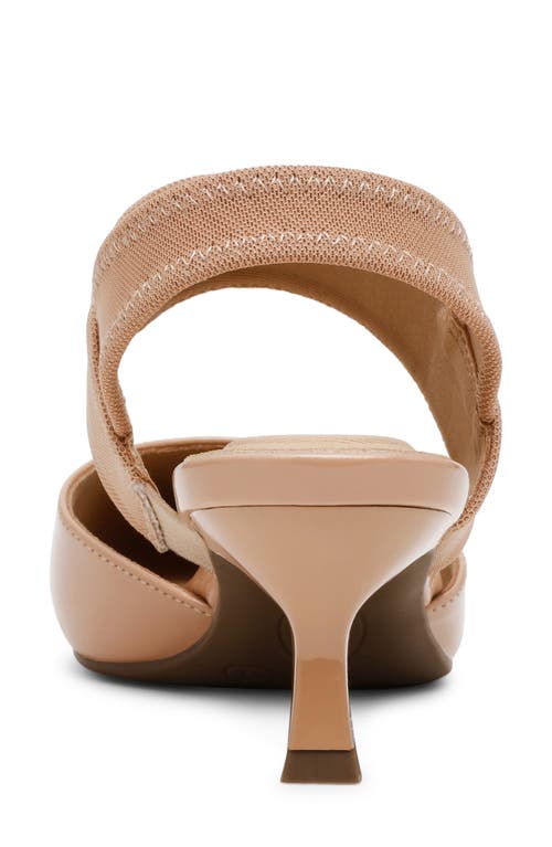 Anne Klein Izel Pointed Toe Pump In Natural Patent
