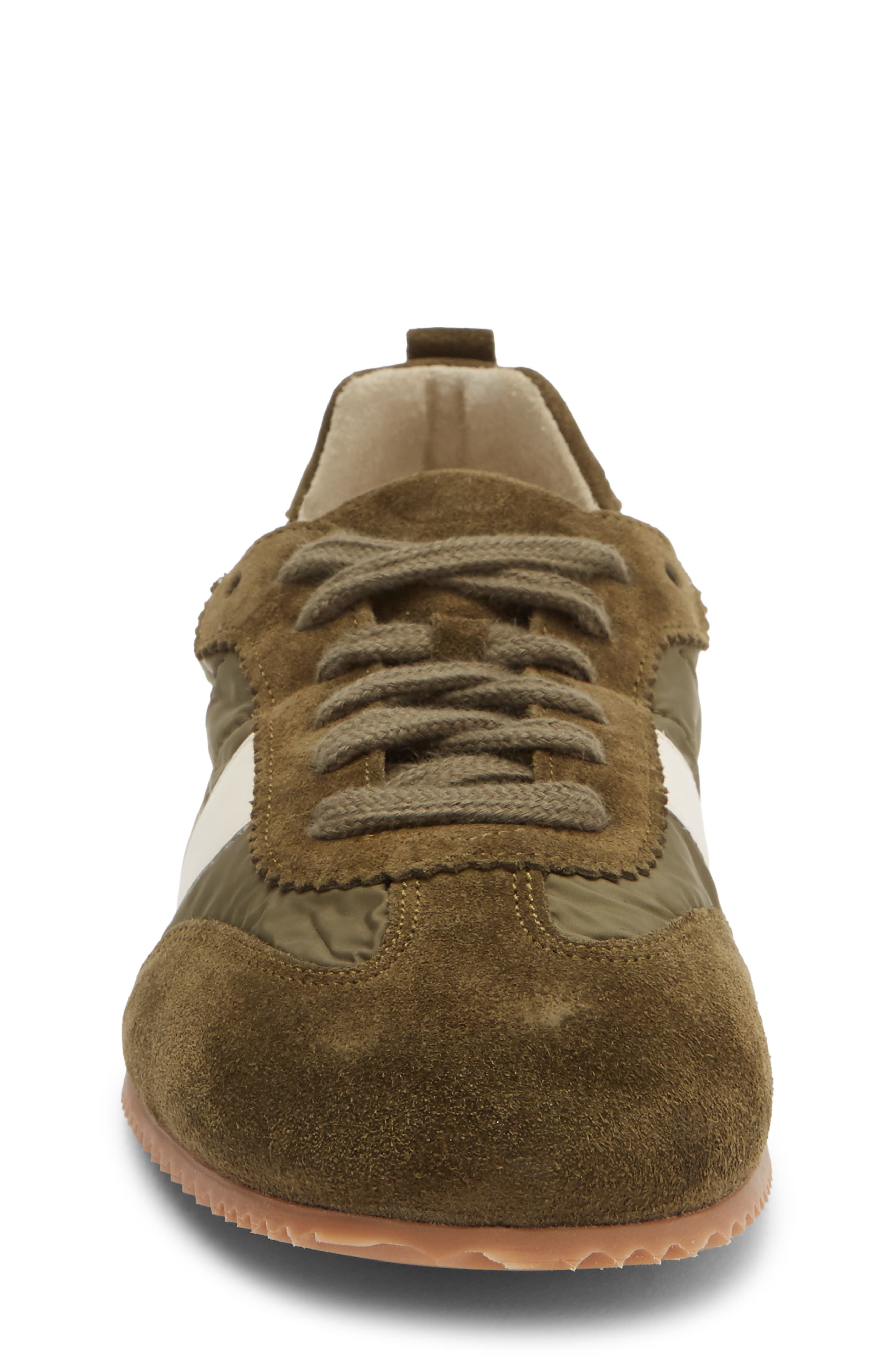 Inde Ballet Sneaker, Alternate, color, MOSS SUEDE COMBO