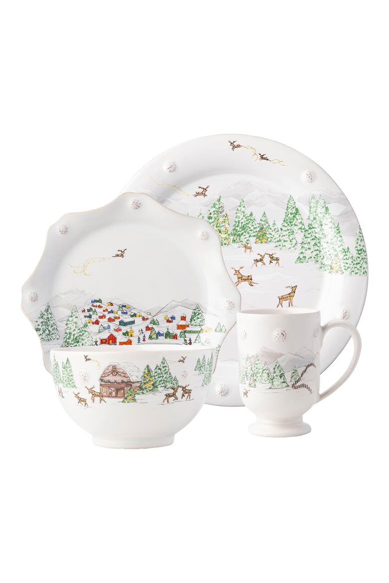 Berry & Thread North Pole 16-Piece Dinnerware Set, Main, color, MULTI