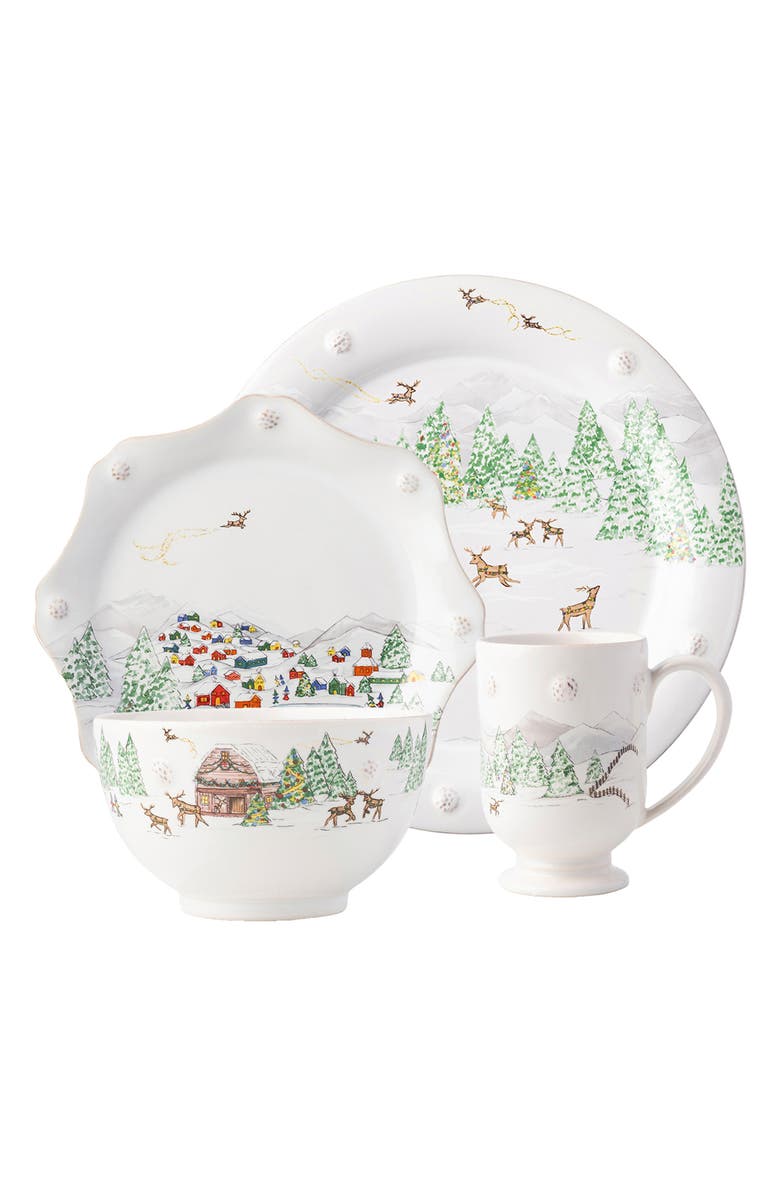 Juliska Berry & Thread North Pole 16-Piece Dinnerware Set, Main, color, Multi