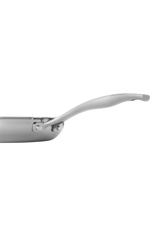 Henckels Cutlery Clad H3 Two-piece Ceramic Frying Pan & Lid In Silver