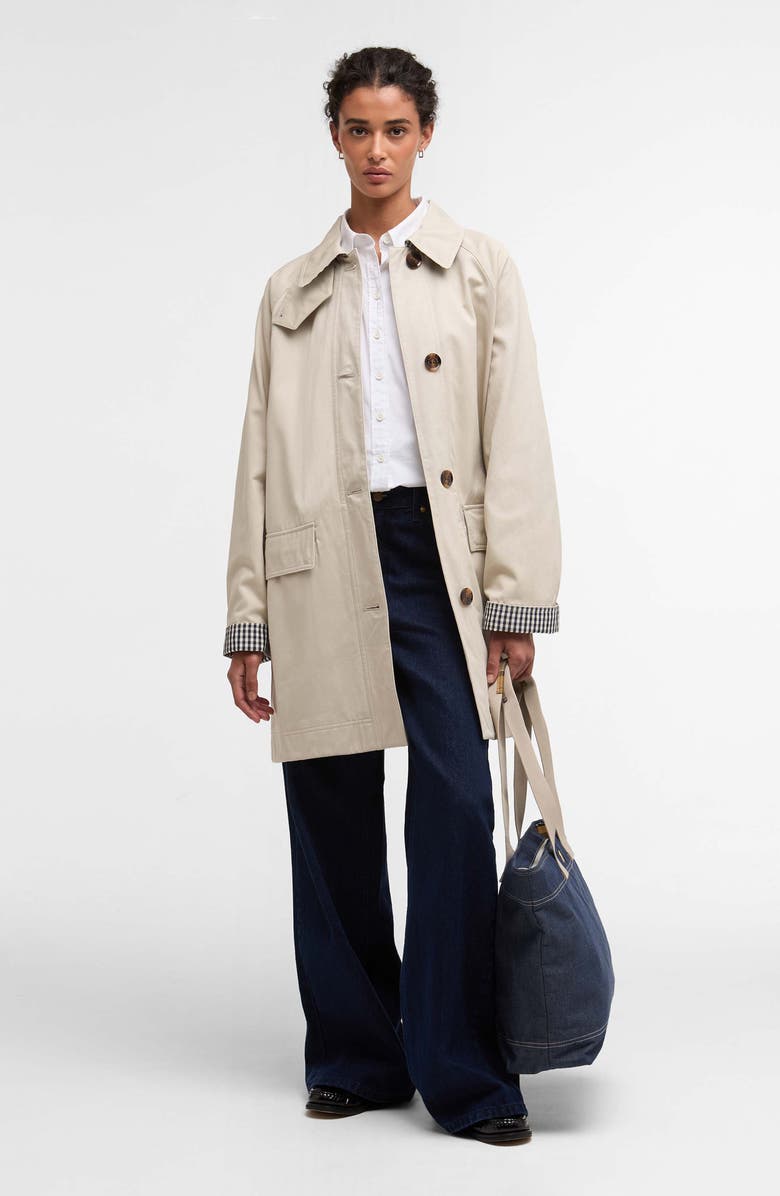 Barbour Gabby Car Coat, Alternate, color, Mist