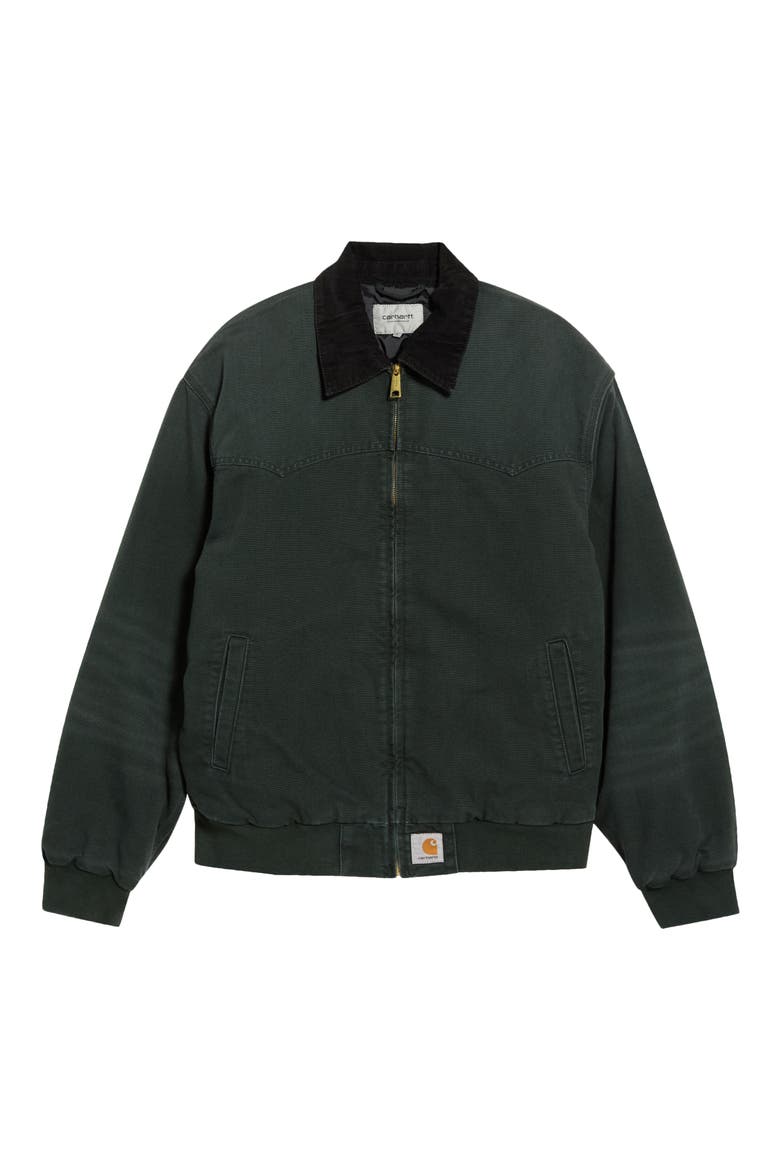 OG Santa Fe Organic Cotton Canvas Jacket, Main, color, RAVEN / BLACK