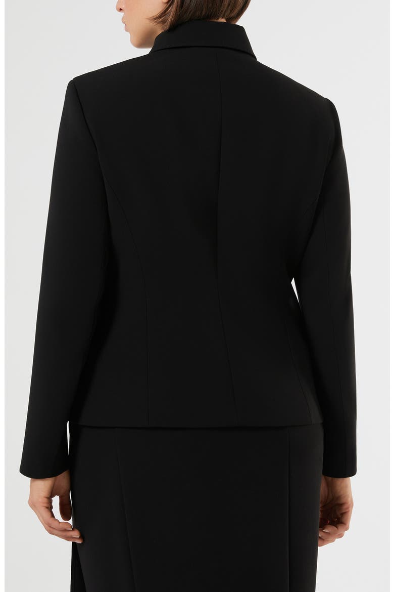 Pocket Detail Cady Jacket, Alternate, color, BLACK