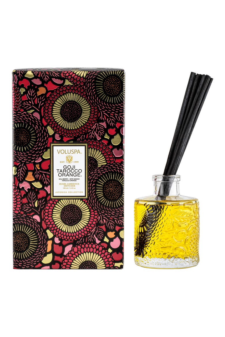 Goji Tarocco Orange Reed Diffuser, Main, color, GOJI TAROCCO ORANGE