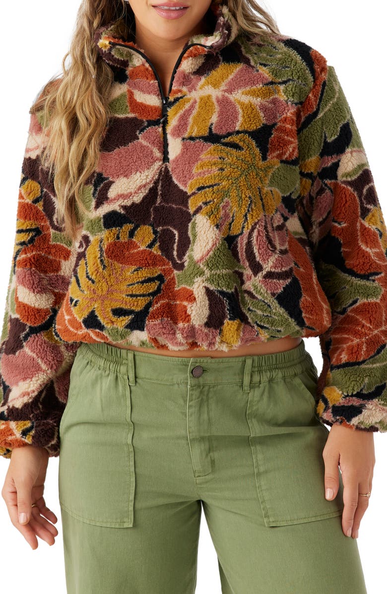 O'Neill Kacey Half Zip Fleece Pullover, Main, color, 