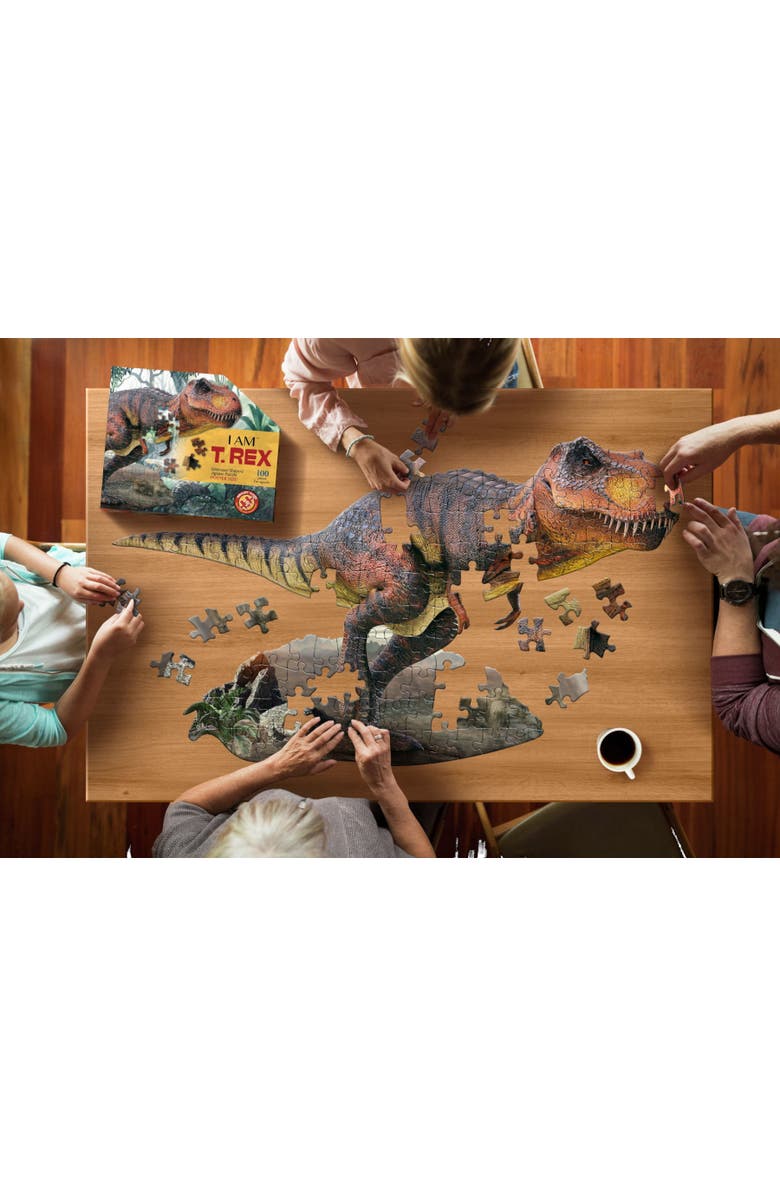 Madd Capp T. Rex 100 Piece Jigsaw Puzzle, Alternate, color, Multicolored