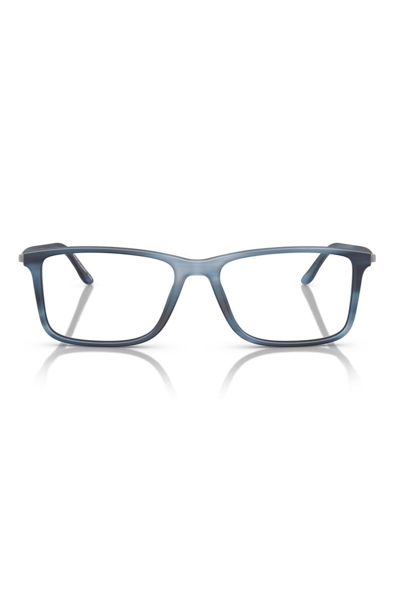 54MM RECTANGLE, Main, color, STRIPED BLUE / DEMO LENS