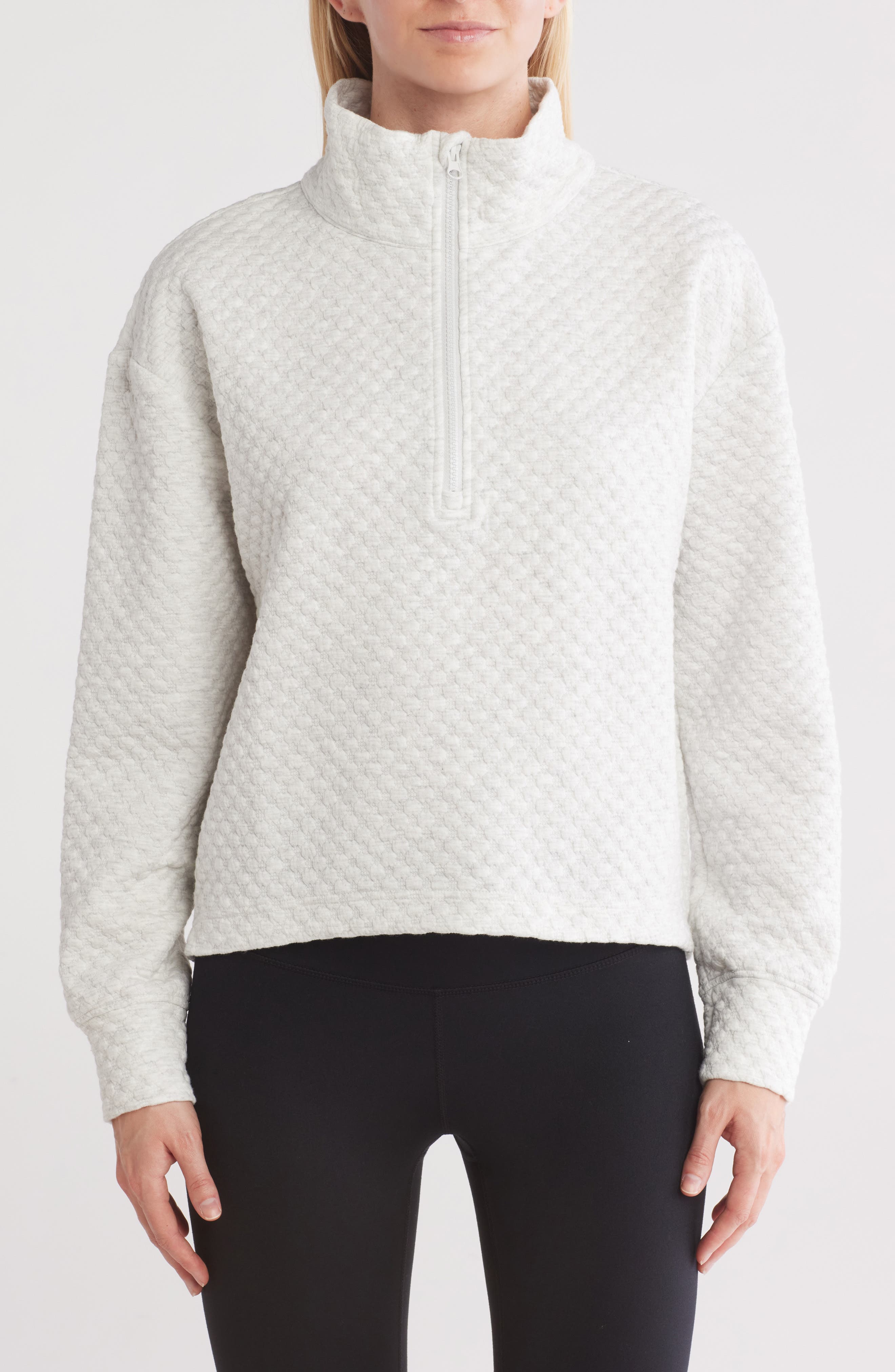 Z by Zella After Match Bubble Quarter Zip Pullover