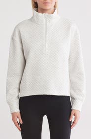 Z by Zella After Match Bubble Quarter Zip Pullover