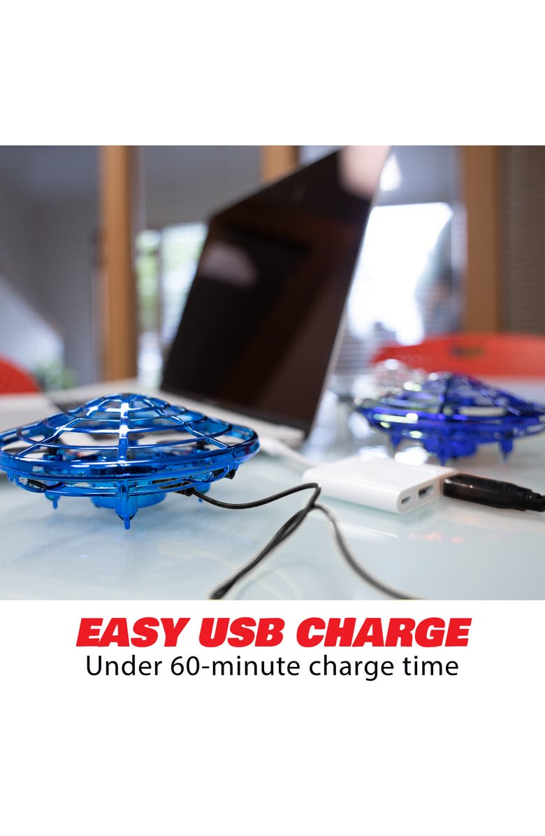 Force1 Scoot Hand Operated Drone - Blue, Alternate, color, Blue