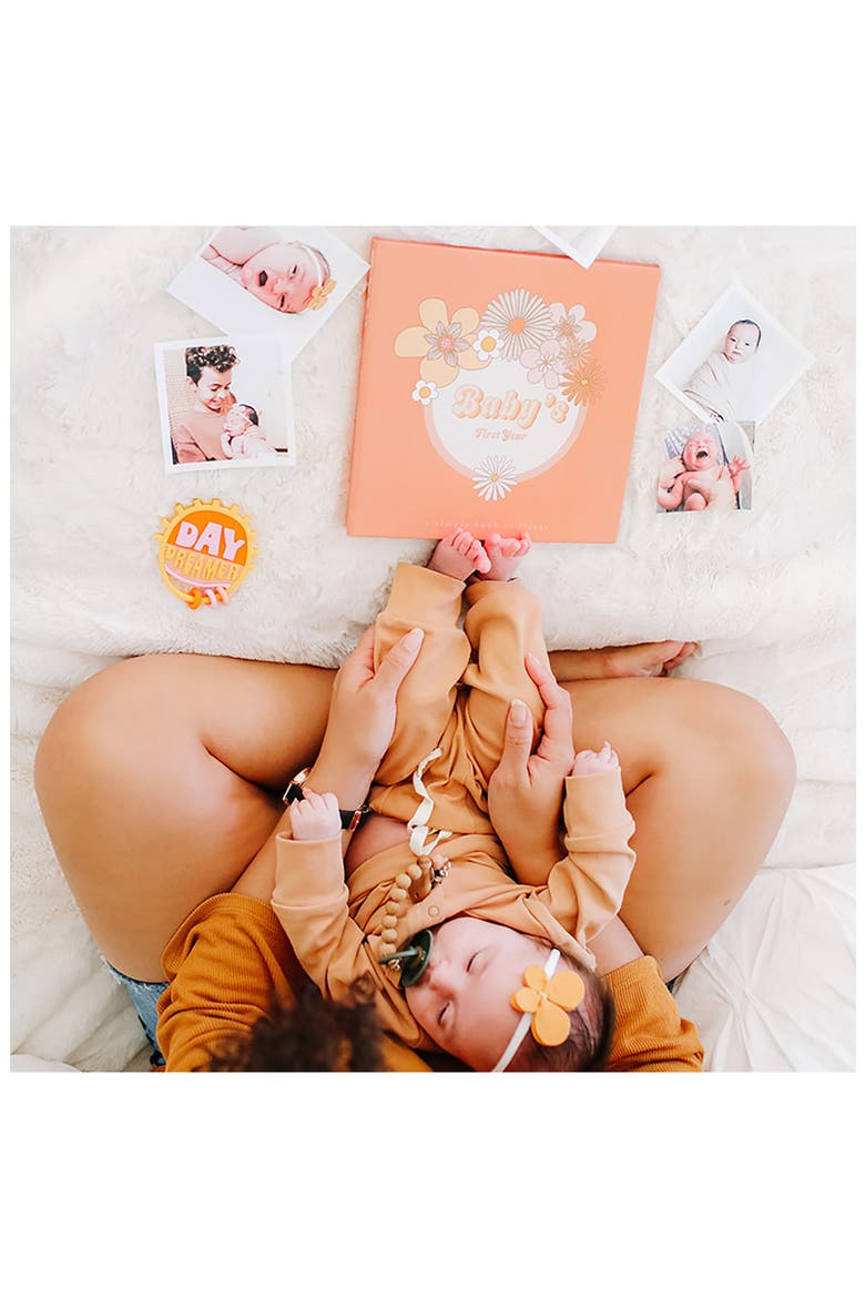 'Baby's First Year' Memory Book, Alternate, color, PINK