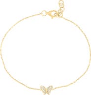 EFFY Pavé Diamond Butterfly Bracelet