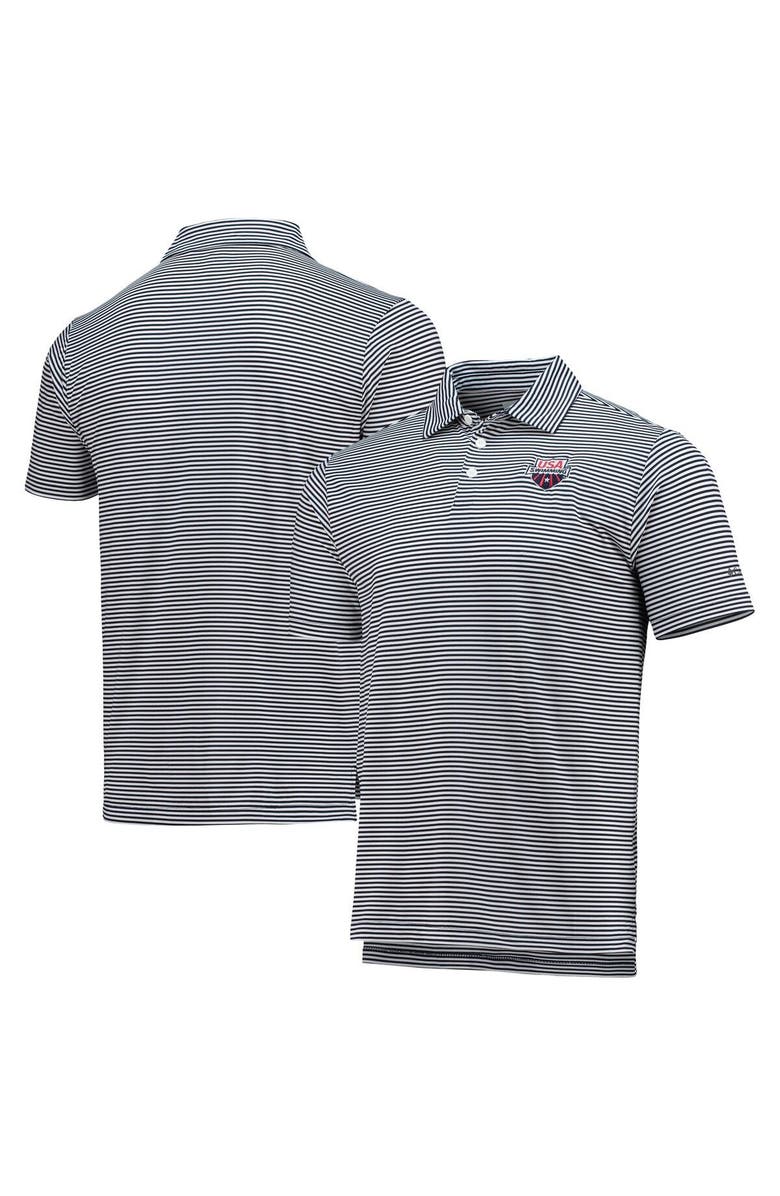 Columbia Men's Columbia Navy USA Swimming Swim Club Invite Polo, Main, color,