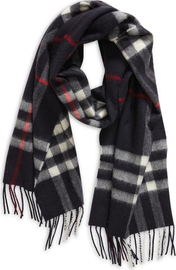 Burberry heritage check cashmere scarf on sale