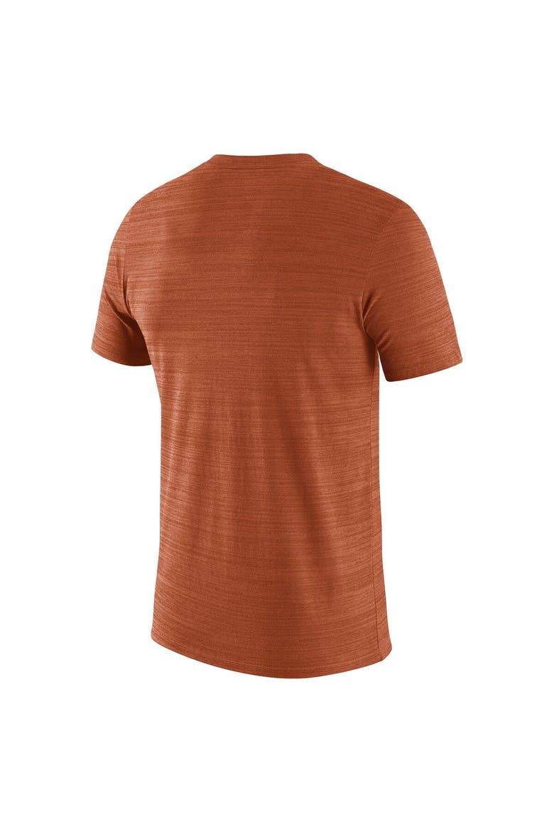Men's Nike Texas Orange Texas Longhorns 2022 Game Day Sideline Velocity Performance T-Shirt, Alternate, color, Burnt Orange