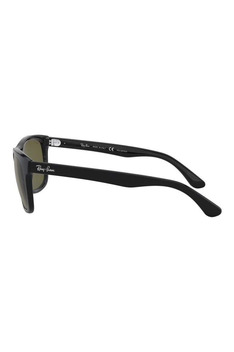 Wayfarer 57mm Polarized Sunglasses, Alternate, color, GREEN