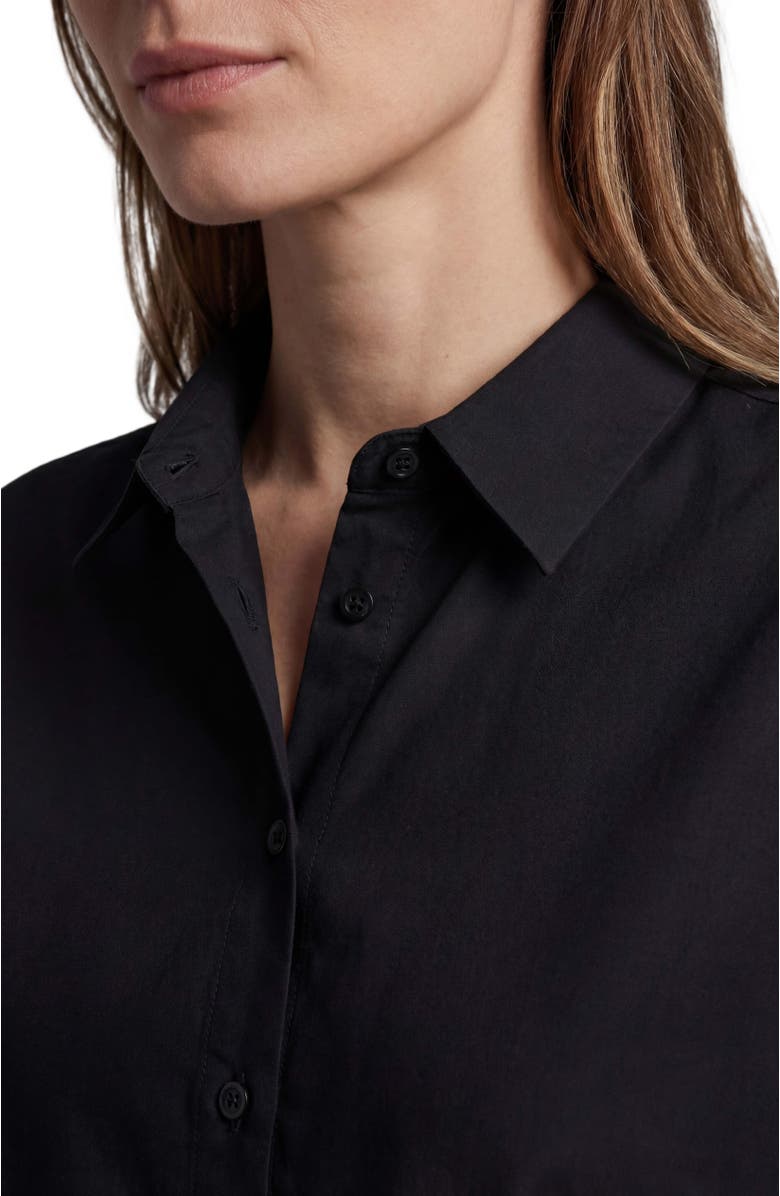 Lords of Harlech Womens Short Sleeve Linen Shirt, Alternate, color, Black