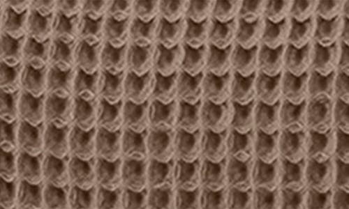 Boll & Branch Organic Cotton Waffle Bed Blanket In Brown