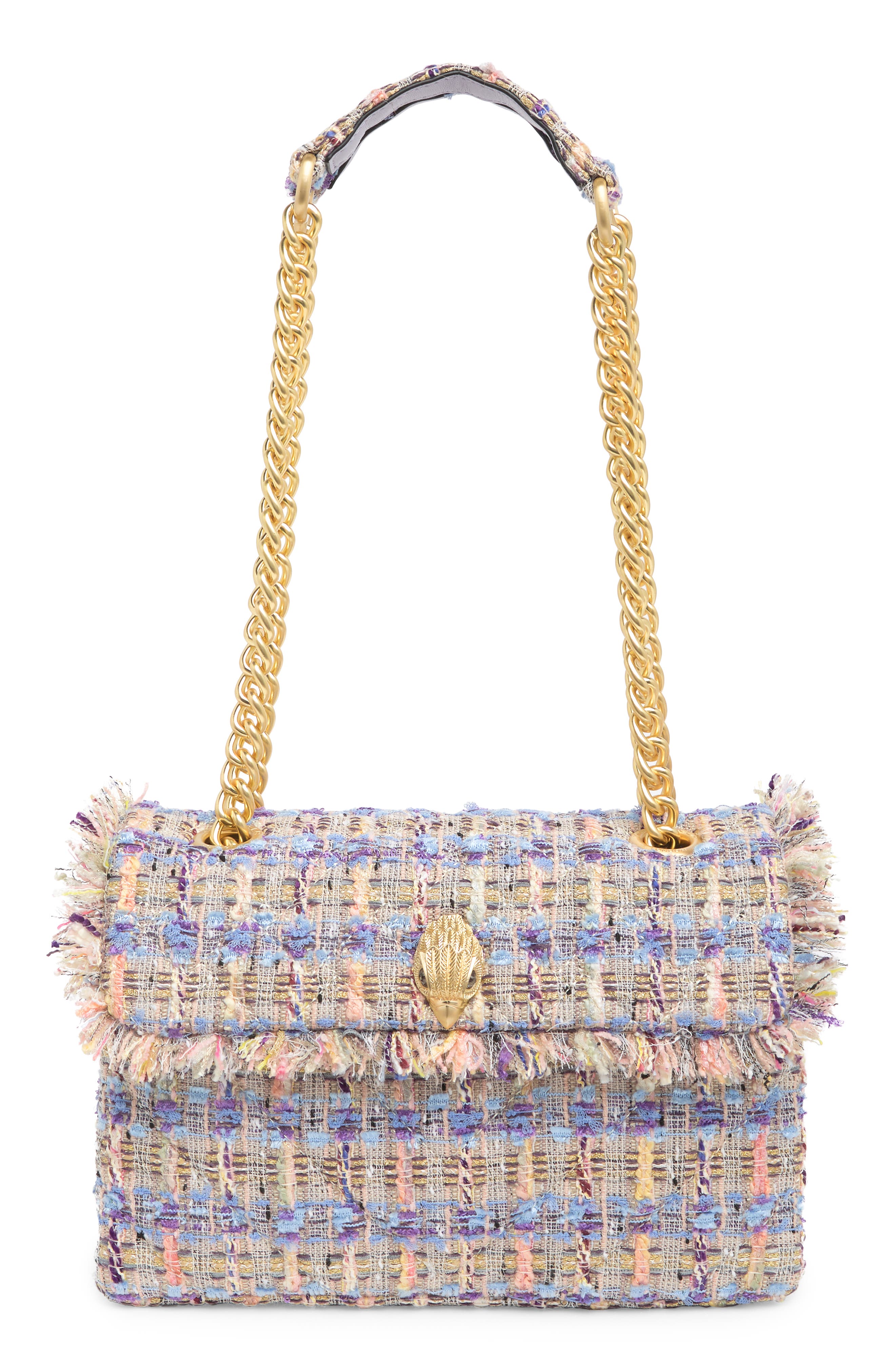 Kurt Geiger London Kensington Tweed Shoulder Bag