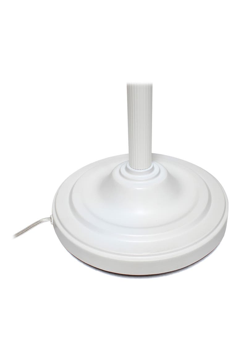 Torchiere Floor Lamp, Alternate, color, WHITE/ WHITE SHADES