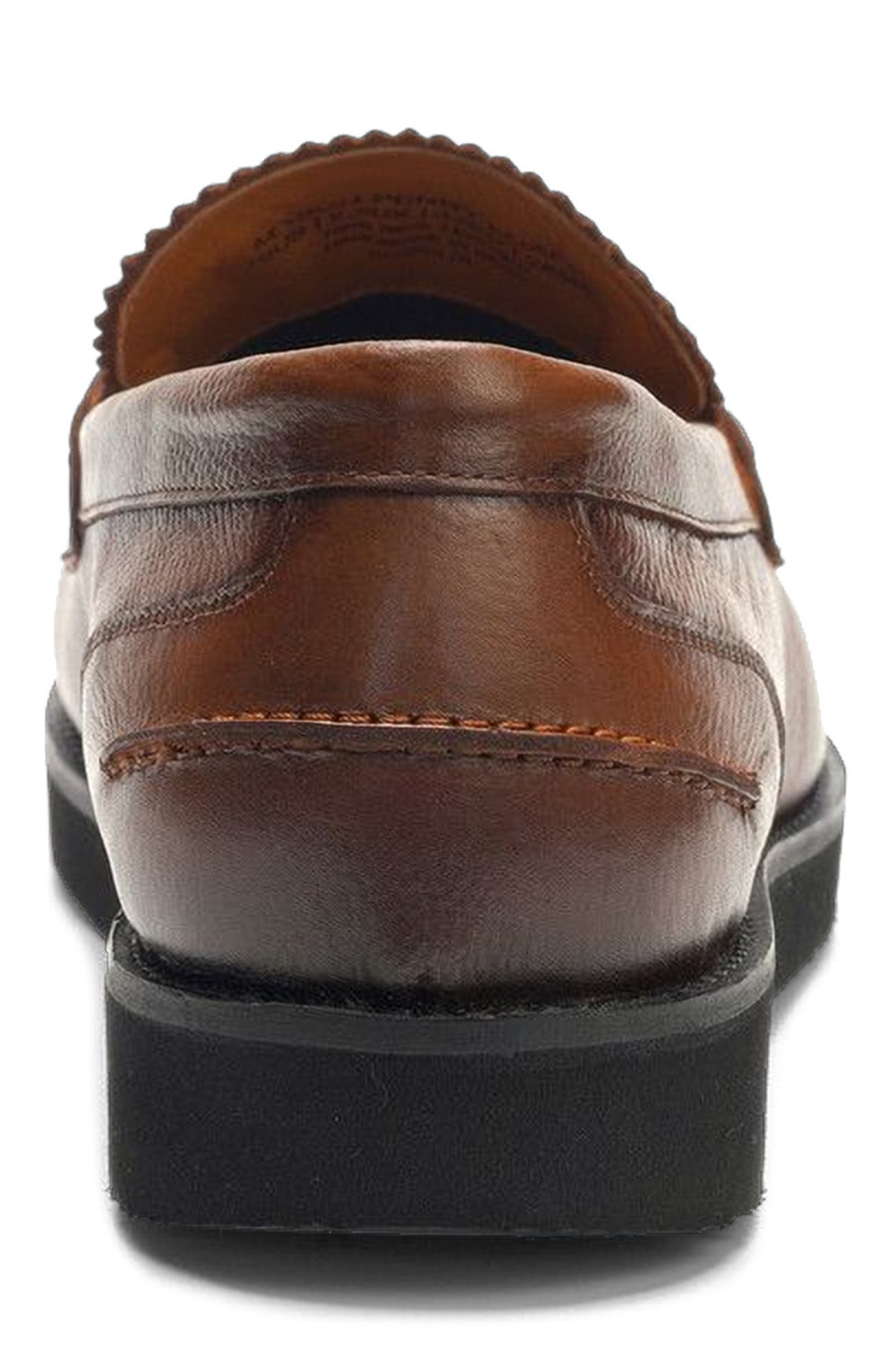 Mason Penny Loafer, Alternate, color, Brown Leather