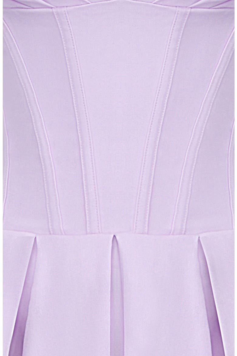 Lady Strapless Cocktail Dress, Alternate, color, PASTEL LILAC