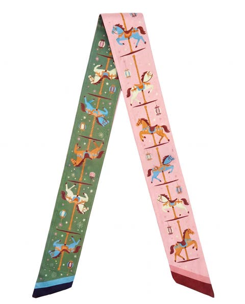 Year of the Horse Silk Twilly