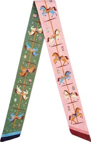 seree Year of the Horse Silk Twilly