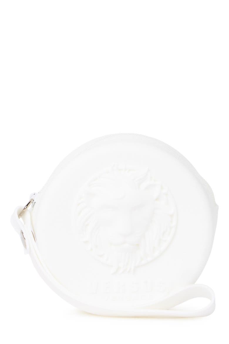 Versace Women's Silcone Strap Watch, 39mm, Alternate, color, WHITE