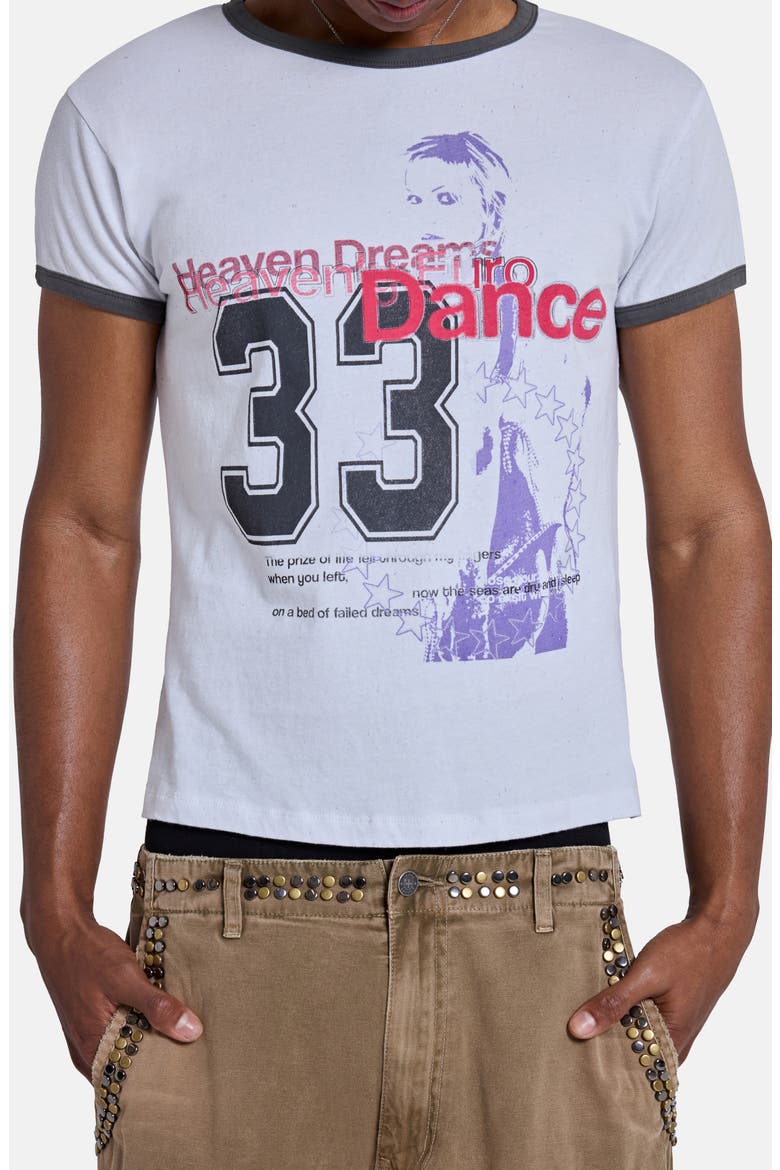Heavenly Graphic Ringer T-Shirt, Alternate, color, WHITE