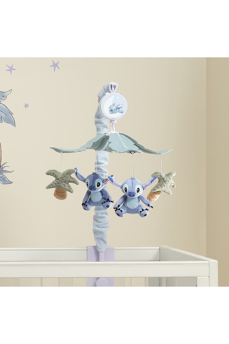 Disney Stitch Musical Baby Crib Mobile Soother Toy, Alternate, color, Blue