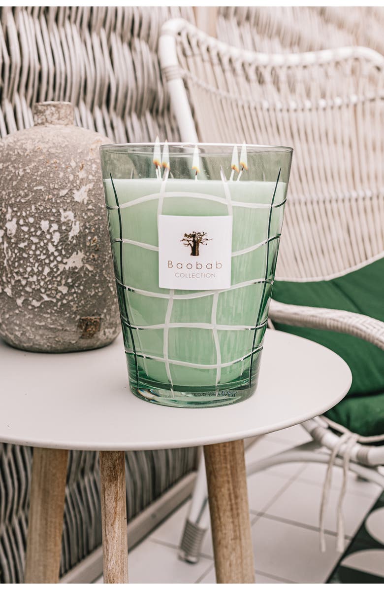 Baobab Collection Waves Glass Candle, Alternate, color, 