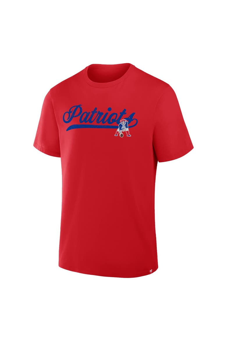 Men's Fanatics Red New England Patriots Fluid Motion Legacy T-Shirt, Alternate, color, Red