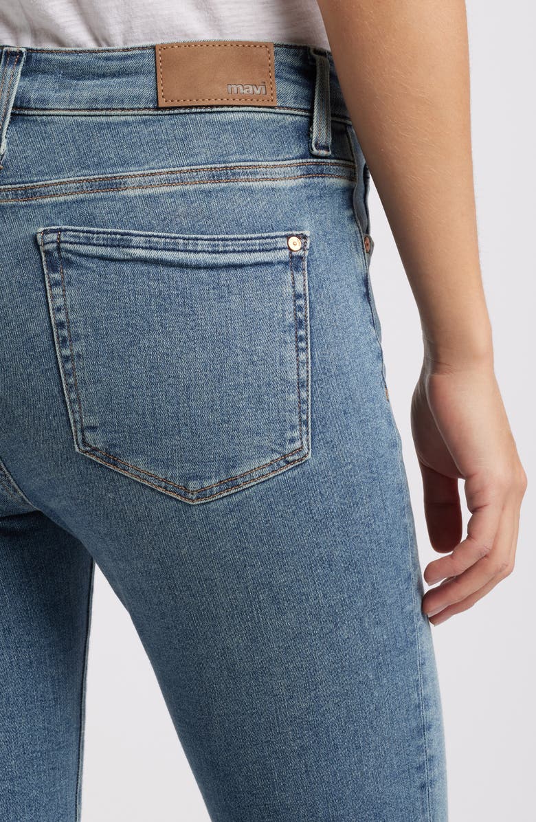 Mavi Jeans Tess High Waist Ankle Skinny Jeans, Alternate, color, 