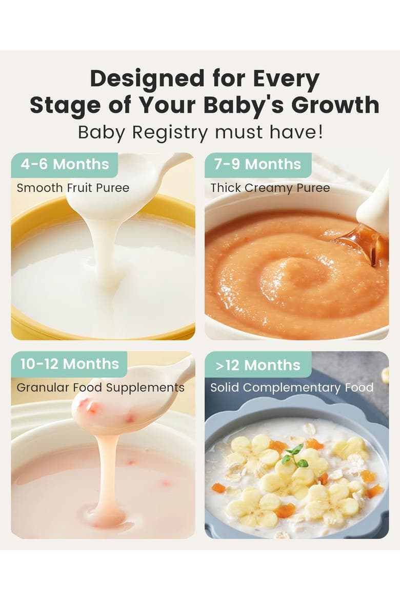 Baby Food Maker, Alternate, color, White