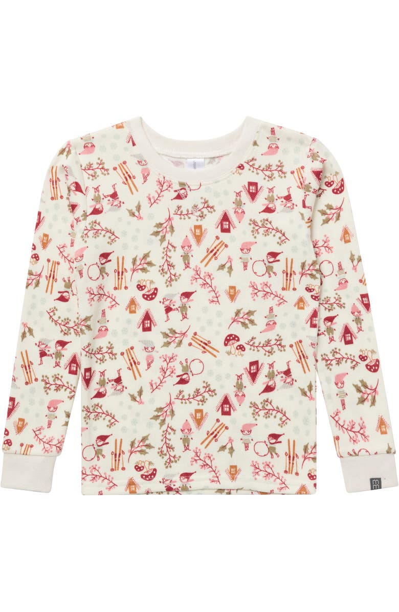 Modern Moments<sup>™</sup> by Gerber Hacci Sung Fit Footless Pajama Set, Alternate, color, Winter Joy