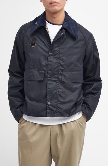 【Barbour】SOLID SPEY Barbour Re-Engineered Spey Waxed Cotton Jacket | Nordstrom