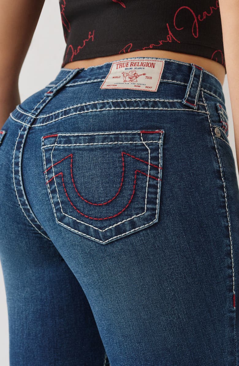 True Religion Jennie Big T Skinny Jeans, Alternate, color, Medium Rustic Barn Wash