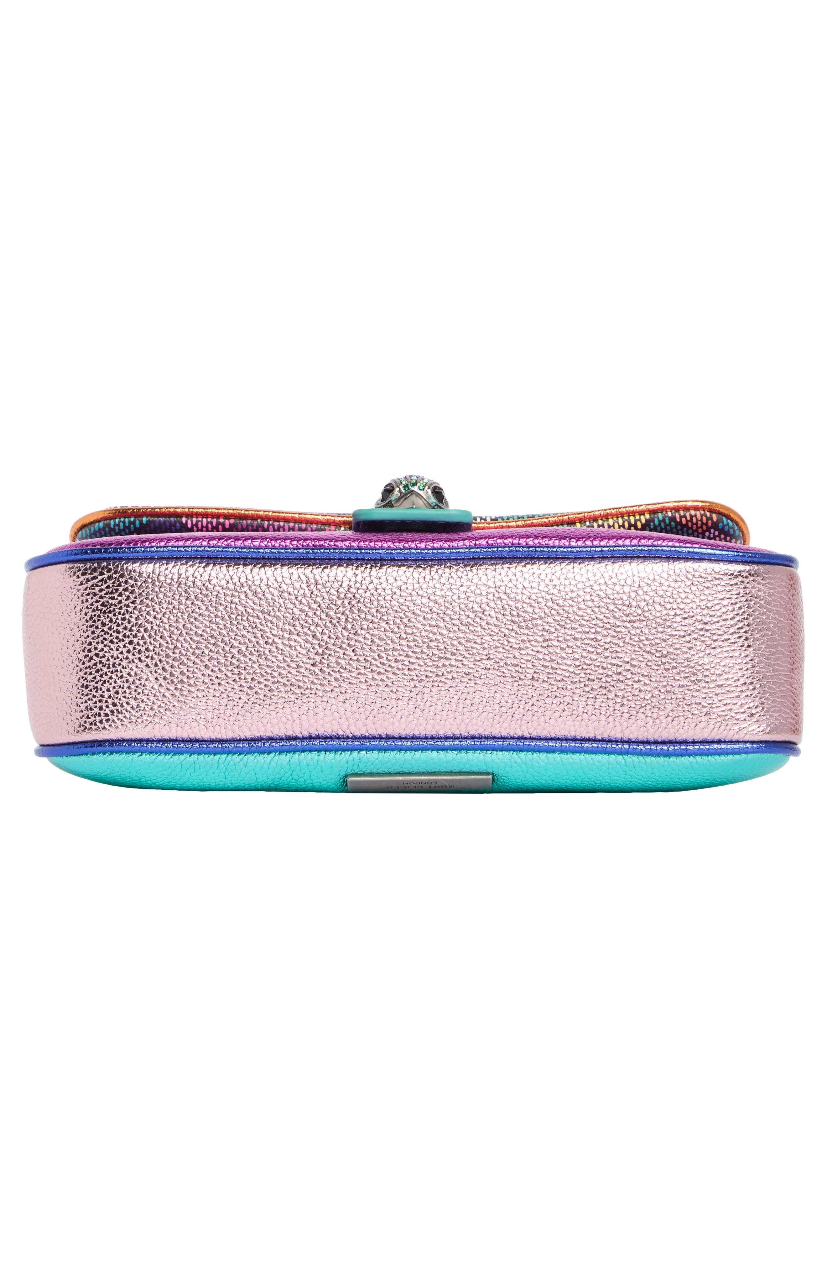 Kurt Geiger London Camden Flaplf Shoulder Bag, Alternate, color, Purple Multi