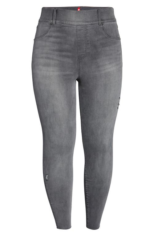 Spanx ® Distressed Skinny Denim Leggings In Gray