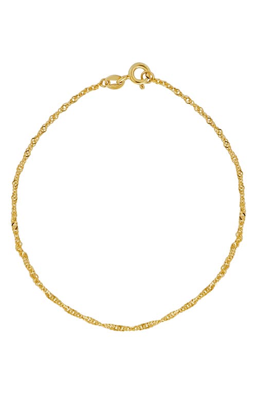 Bony Levy 14k Gold Rope Chain Bracelet In 14k Yellow Gold