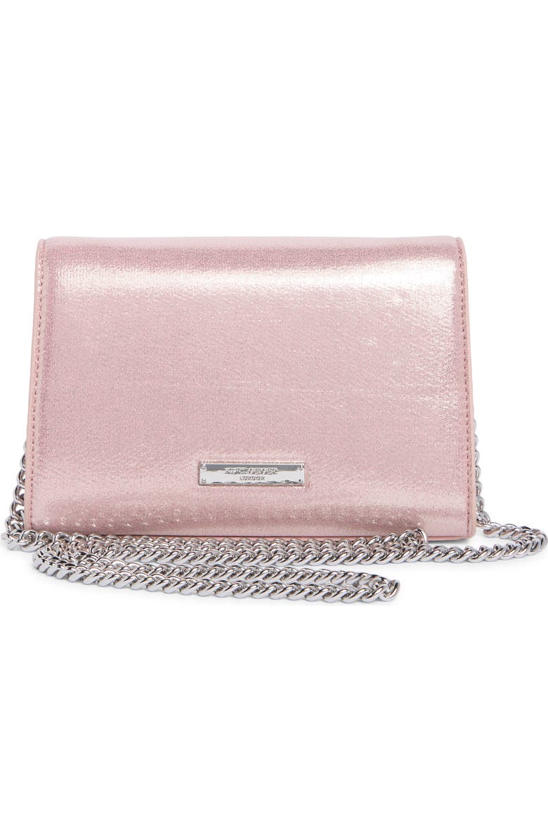 Kurt Geiger London Satin Clutch, Alternate, color, Pale Pink