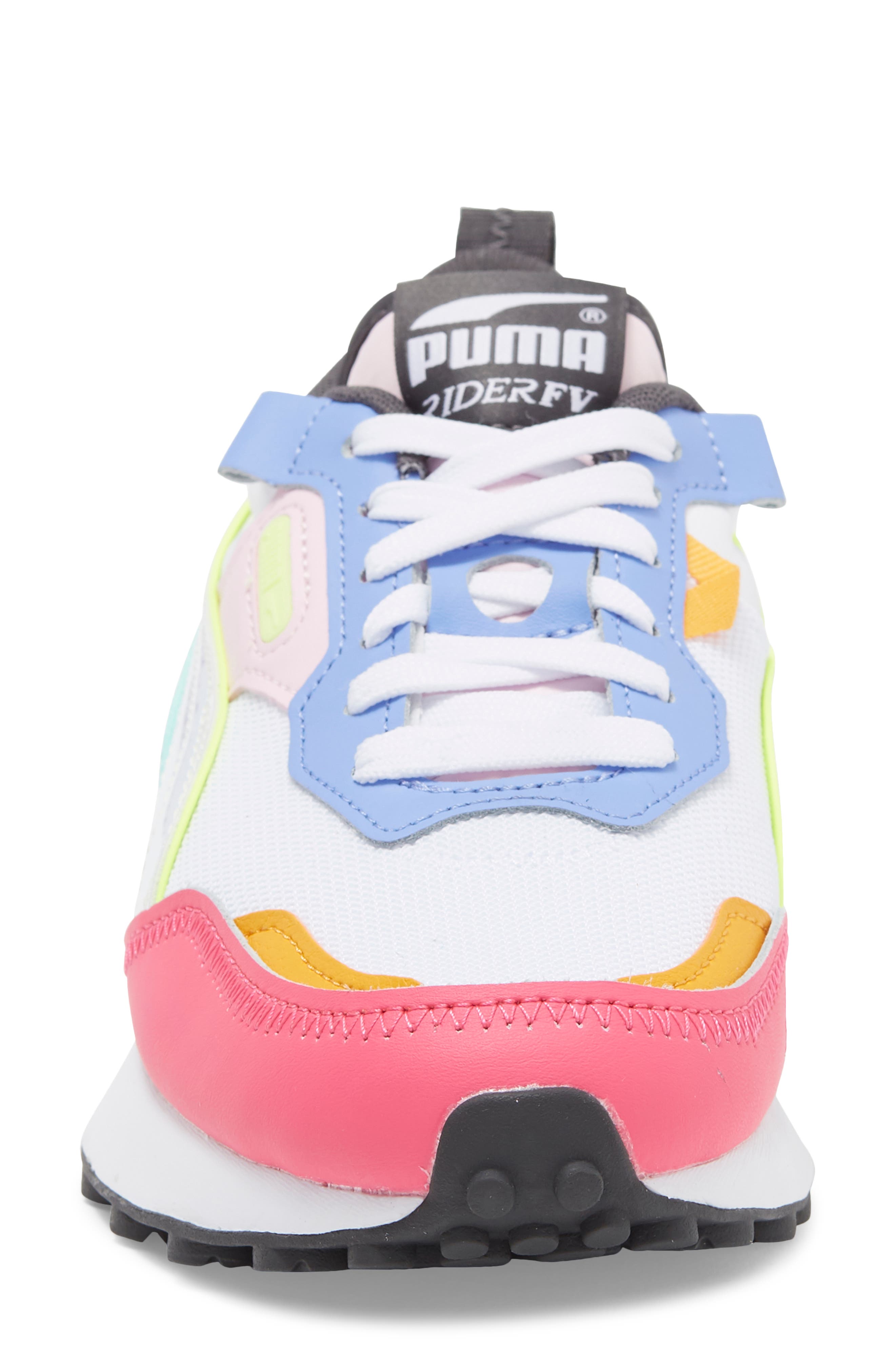 PUMA Kids' Rider FV Glowing Up Sneaker, Alternate, color, 