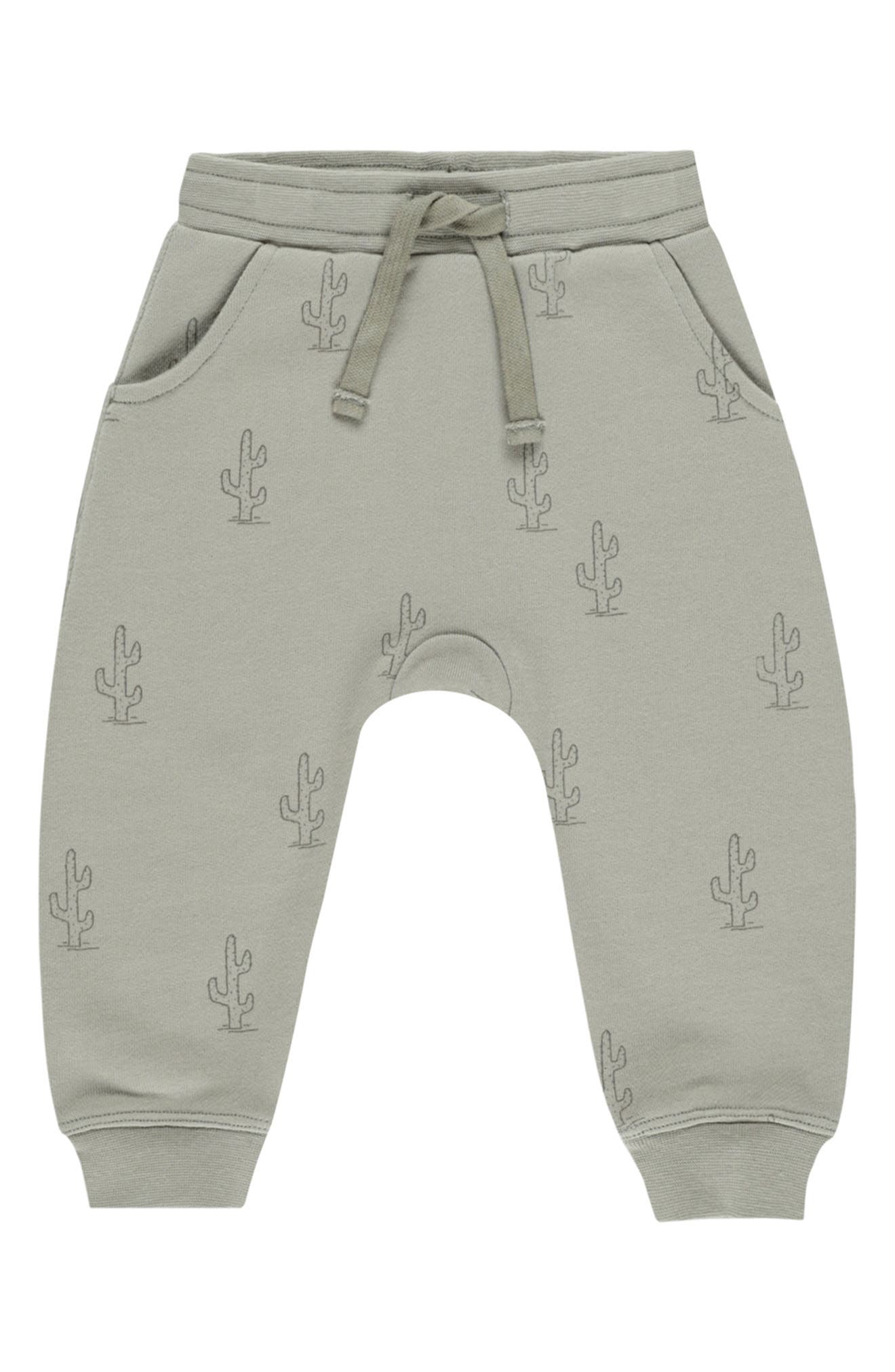 Rylee + Cru Kids' Cactus Print Knit Joggers