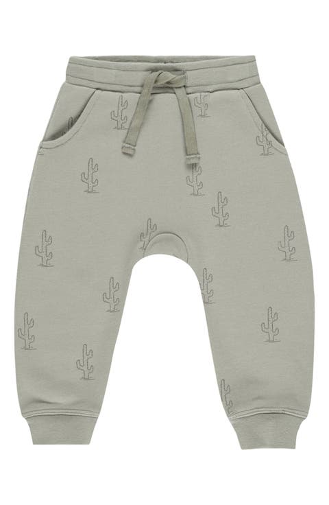 Kids' Cactus Print Knit Joggers (Baby & Toddler)