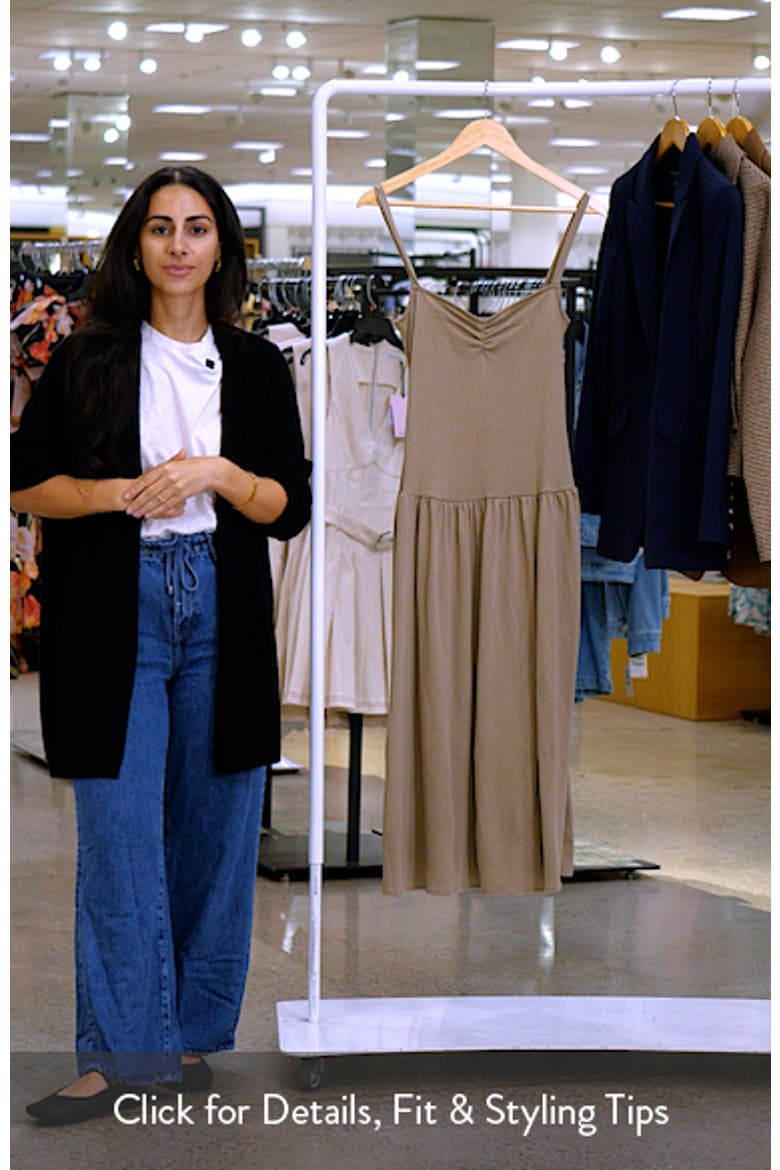 Miranda Knit Drop Waist Midi Dress video