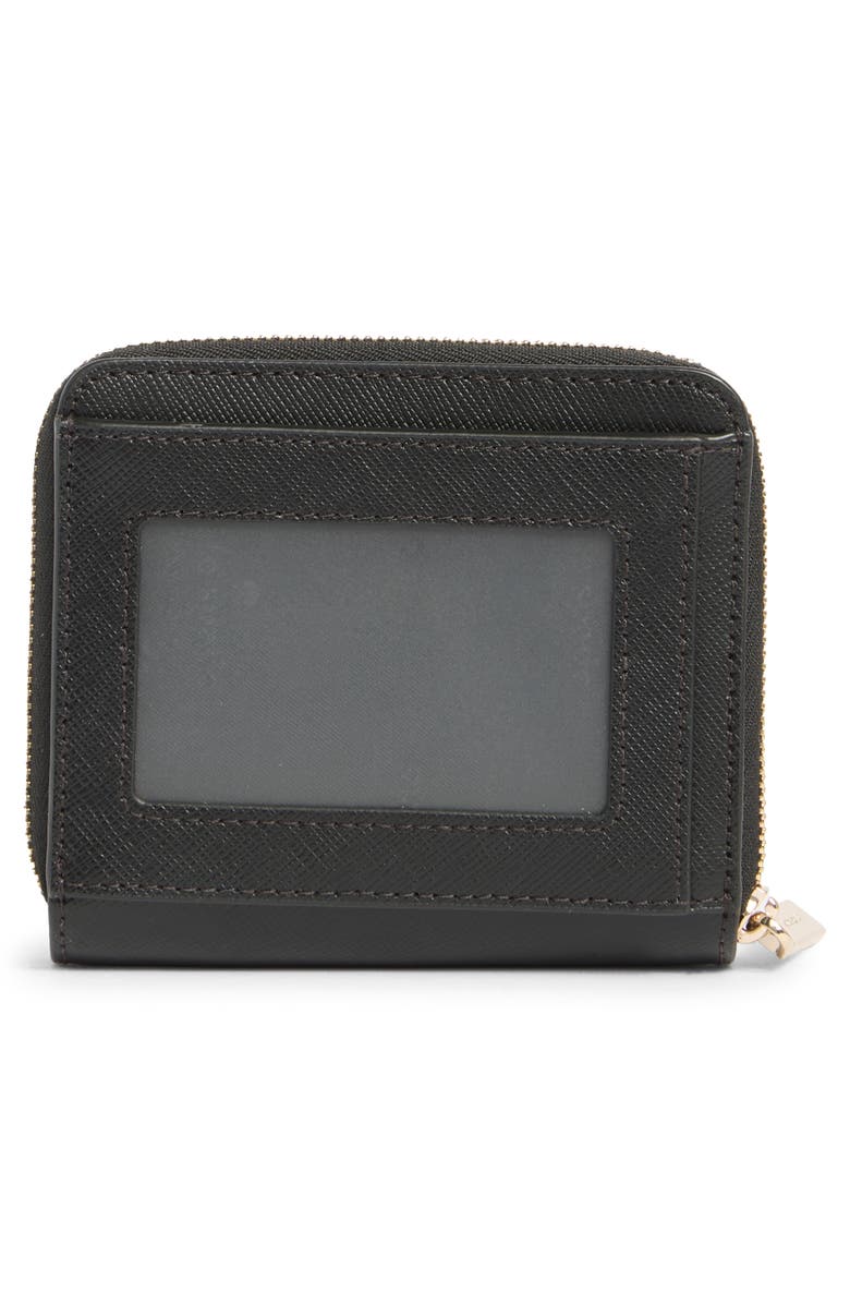 Kate Spade New York staci saffiano leather wallet, Alternate, color, Black