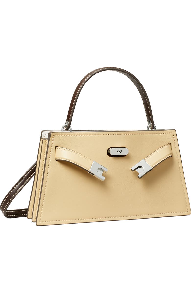 Tory Burch Petite Lee Radziwill Leather Double Bag, Alternate, color,